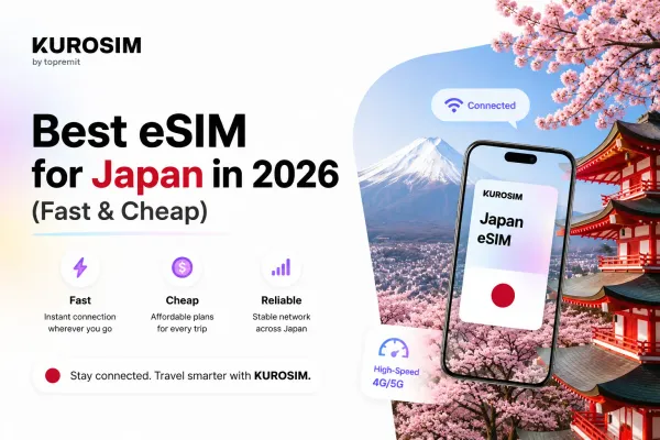 Best eSIM for Japan in 2026 (Fast & Cheap)