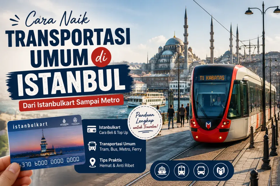 Cara Naik Transportasi Umum di Istanbul, Dari Istanbulkart Sampai Metro