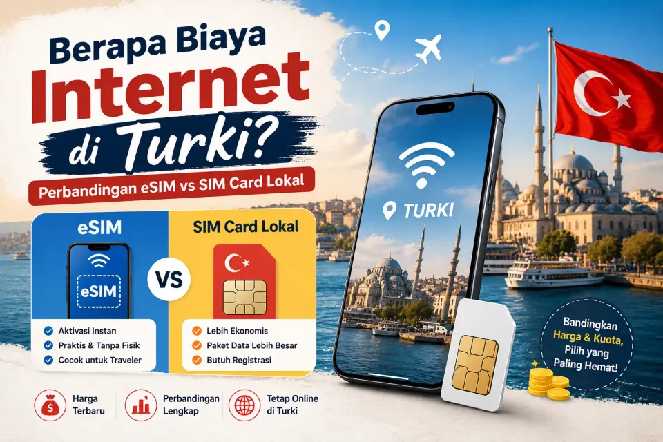 Berapa Biaya Internet di Turki? Perbandingan eSIM vs SIM Card Lokal